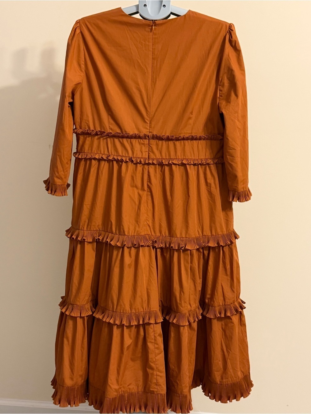 Dirty Jewels Elegant Brown Tiered Dress - Picture 2 of 6